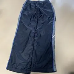 新品　ユニクロ140裏起毛ウォームイージーラインパンツブラック L