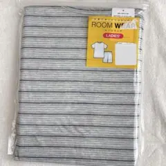 ルームウェア　しまむら　セットアップ　半袖　M パジャマ　ボーダーのサムネイル