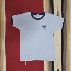 USA 製 リンガーTシャツ 霜降りブルー