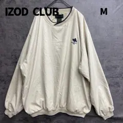 イゾッドクラブ ゴルフシャツ M ナイロンプルオーバー 刺繍ロゴ【7038】