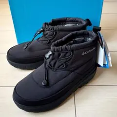 新品24AW 定価1.4万　コロンビア　Columbia スノーブーツ　黒　23