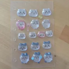 ちいかわ　ボンボンドロップシール正規品　A7サイズリフィル付き