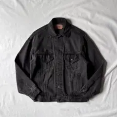 80s Levi's 70507-0270 black denim jacket