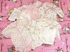 ベビー肌着まとめ売り　50-60 70サイズ　キティ　ぴんく　女の子