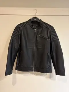 ITEMS URBAN RESEARCH ラムレザーシングルライダースジャケット ITEMS URBANRESEARCH（アイテムズ アーバンリサーチ）の「ラムレザー