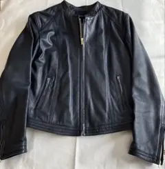 【新品タグ付き】トゥモローランド　革ジャン セール】 【別注】DENIM×TOMORROWLAND ラムレザー トラッカー