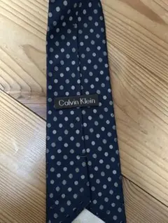 Calvin Klein ネイビー ドット柄ネクタイのサムネイル