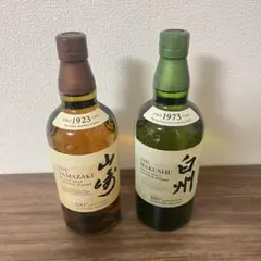 サントリー 山崎、白州 2本セット - メルカリ