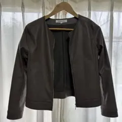NATURAL BEAUTY BASIC ノーカラージャケット