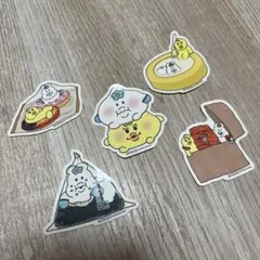 んぽちゃむ　エンタメくじ　ステッカー　5種コンプリート