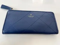 LANVIN COLLECTION 長財布 ネイビー キルティングのサムネイル