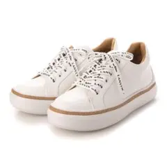 LANVIN en Bleu レースアップスニーカー　24cm ランバン　美品