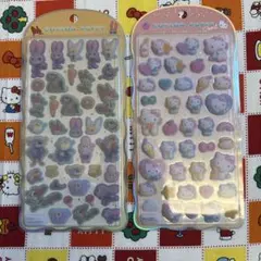 【国内正規品】サンリオキャラクターズ　コットンパフィーシール 2枚セット