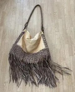 【未使用】羊革　フリンジバック