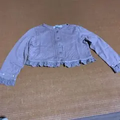 ファミリア　カーディガン ボレロ　110 茶色