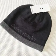新品　Calvin Klein カルバンクライン　ニット帽　ビーニー