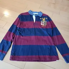 ポロ　ラルフローレン　Polo　ポロシャツ 160　長袖　青　紫　キッズ　男の子
