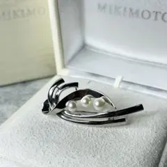 【美品✨】 MIKIMOTOブローチ アコヤ真珠 皇室御用達ブランド