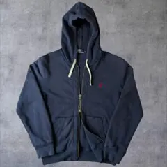 ポロラルフローレン ダブルフェイス ダブルジップ 裏サーマル フルジップパーカー