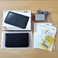 匿名配送：任天堂ニンテンドー3DSLL SPR-001 充電器付き ブラック/黒