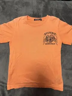 HYSTERIC MIN ヒスミニ オレンジ Tシャツ 記名消し跡あり