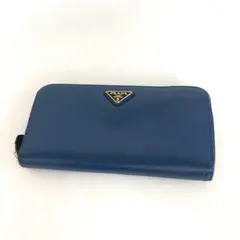 付属完備 プラダ PRADA サフィアーノ 三角プレート 長財布 レザー
