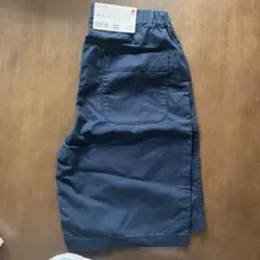 ユニクロ　イージーショートパンツ　140 ネイビー