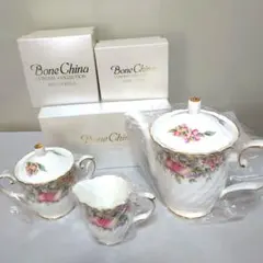 HOYA◆花柄ティーポット他3点セット