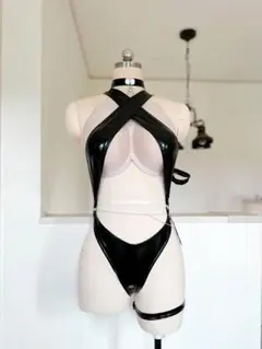 NIKKE シンデレラ　水着黒　クリスタルウェーブ　コスプレ衣装のサムネイル
