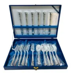 【新品未使用】WAKO 銀座和光 銀仕上げ カトラリー 20本 箱付き 和光 WAKO シルバー 銀製 カラトリー スプーン フォークの通販 by