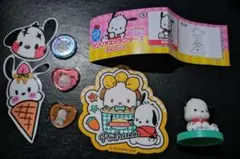 サンリオ ポチャッコ ステッカー シール フィギュア チョコエッグ