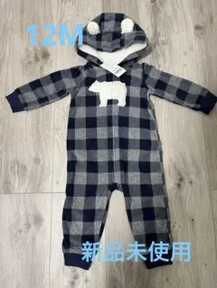 新品　carter's フリースアウター 12m