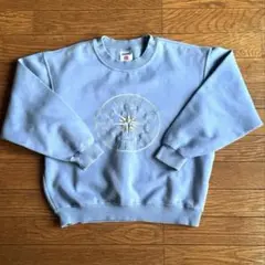 YAMAHA ヤマハ 刺繍 ライトブルースウェット ヴィンテージ レトロ 90s