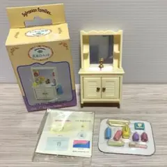 シルバニアファミリー 洗面台セット 箱あり 欠品なし 箱切り取りあり