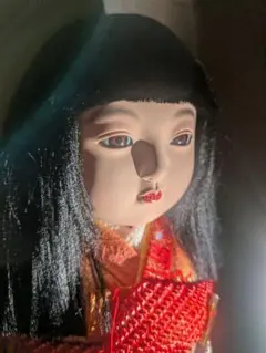 希少】人形師 小坂あい子 「ほうずき」ねこ 置物 共箱 創作人形 作家も
