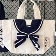 MIIAミッフィー 横浜限定 セーラートートバッグ ネイビー - メルカリ