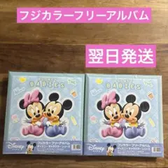 フジカラーフリーアルバム　ディズニー　ミッキー＆ミニー　Baby 2冊
