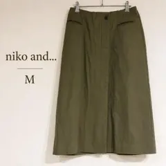 ニコアンド ラップスカート風 カーキ M 肩紐欠品のサムネイル