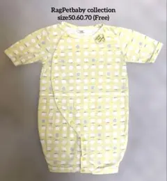 ラグマートsize50.60.70 半袖ロンパースドレスrag pet baby