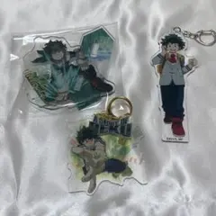 ヒロアカ 緑谷出久 アクスタ アクキー 文房具カフェ