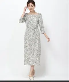 新品タグ付き‼️ MISCH MASCH ミッシュマッシ小花ドレープワンピース S