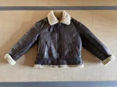 TYPE B-3 フライトジャケット J.K 羊革 リアルムートンMサイズ