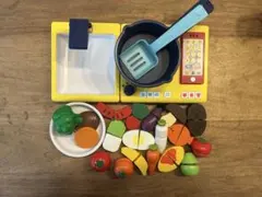 【最終価格】こどもチャレンジ　音でなりきりキッチンセット 音声機能付き料理セット