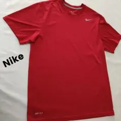 [T2] 　　Nike　美品　 DRI-FIT レッド Tシャツ メンズ