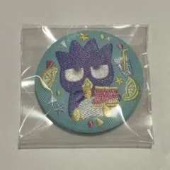 サンリオ 刺繍缶バッチ バッドばつ丸