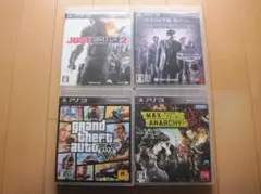 ＰＳ３ソフト４枚セット　ジャストコーズ２ 他