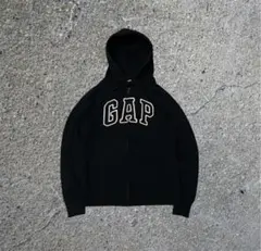 old gap ギャップ y2k フルジップ パーカー hoodie 短丈 XS