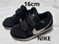 値下げ★Nike キッズ スニーカー ブラック/ホワイト　ベルクロ　16cm★