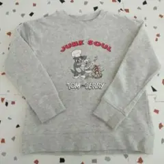 トムとジェリー JUNK SOUL 長袖トレーナー グレー　120