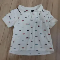 cottoli 乗り物柄 ポロシャツ